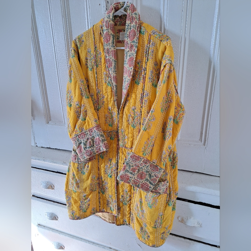 Yellow Free People Jacket